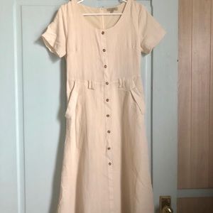 Roolee white midi dress